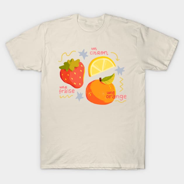 Des Fruits T-Shirt by maiadrawss